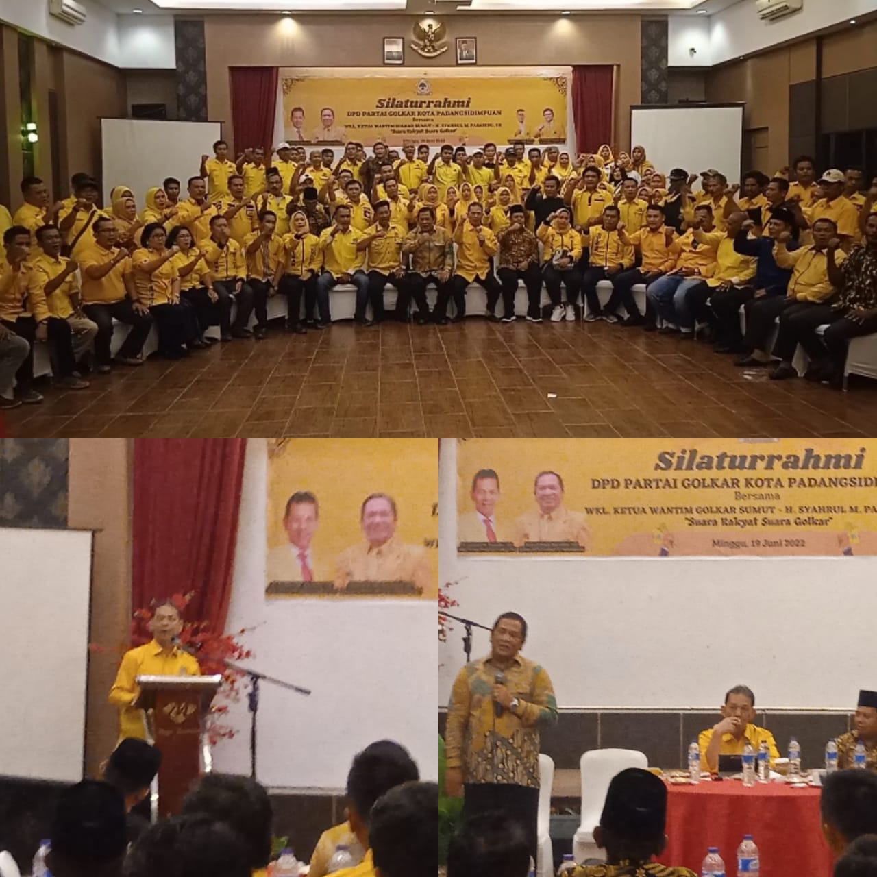 Syahrul Pasaribu Bersama Golkar Padangsidempuan Sepakat Menangkan Semua Tingkatan Di Pemilu 2024