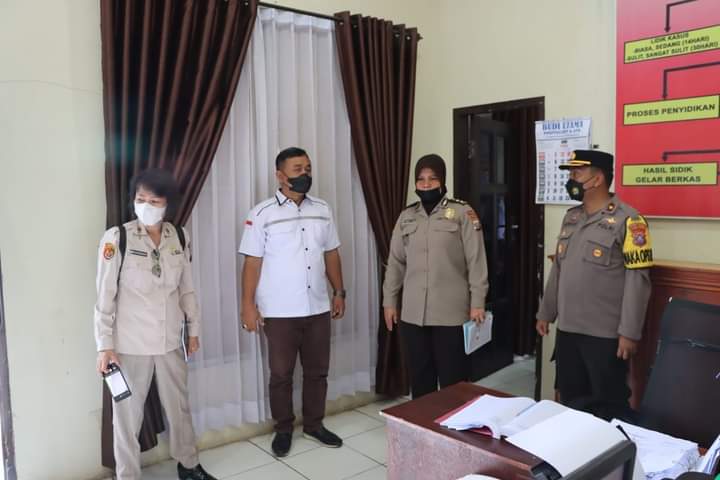 Semarak Hari Bhayangkara ke 76, Polres Padangsidimpuan Terima Team Penilaian Kebersihan dari Polda Sumut