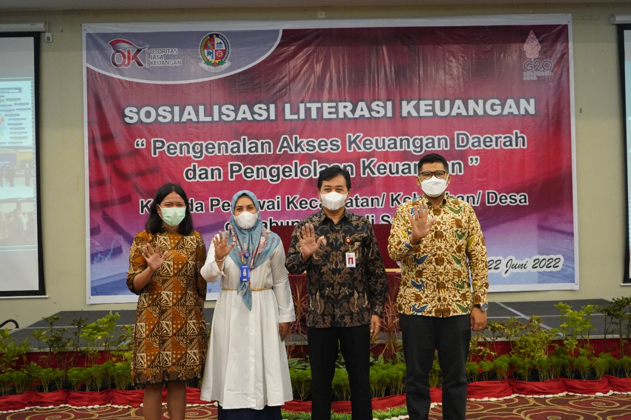 OJK Regional 5 Sumbagut Edukasi Keuangan Bagi Pegawai Kecamatan, Kelurahan dan Desa di Kabupaten Deli Serdang