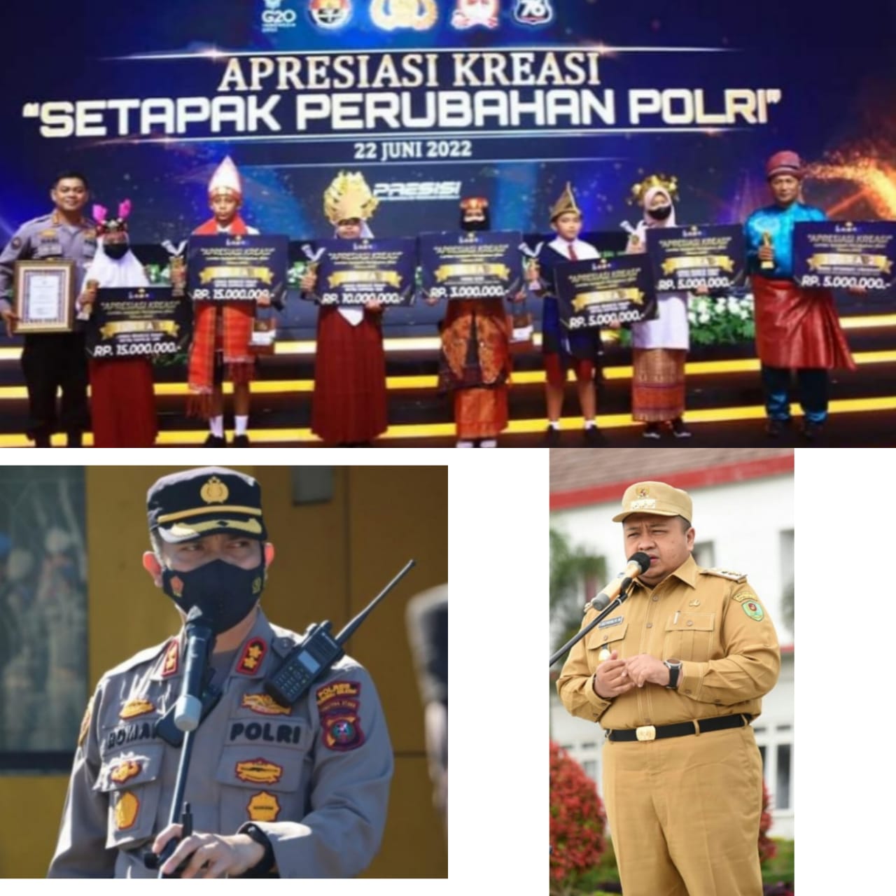 Kapolres & Bupati Tapsel mengucapkan Selamat & Bangga Kepada Andini Faiqah Nasution