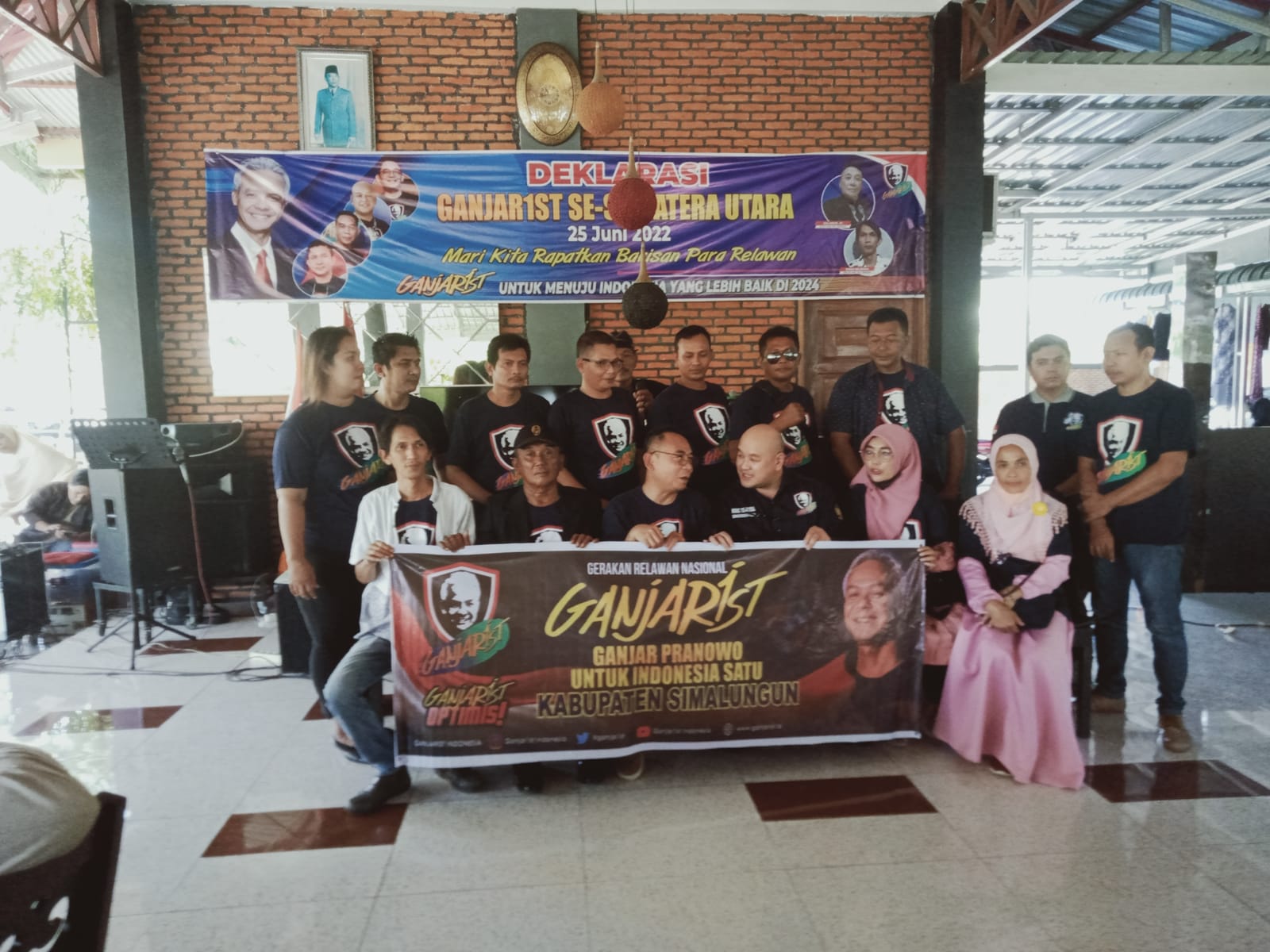 Ganjarist Sumut Dideklarasikan di Kabupaten Deliserdang