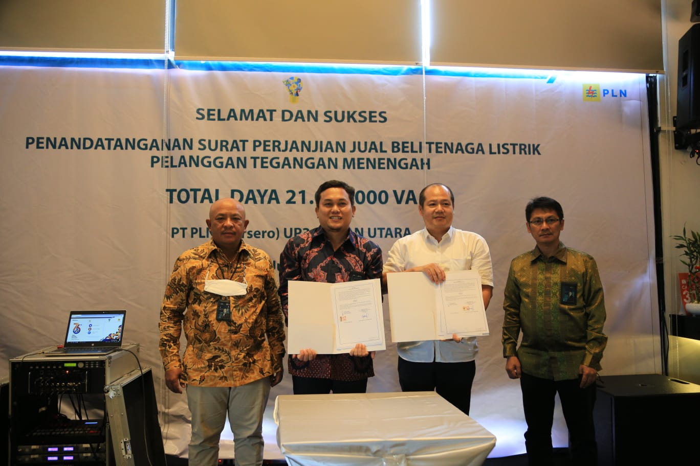 Peningkatan Produksi Sektor Bisnis dan Industri, PLN Sumut Siap Penuhi Kebutuhan Listrik 21 MVA