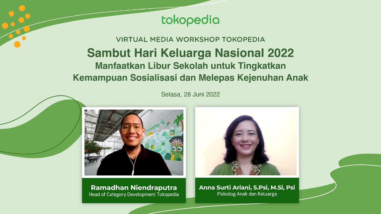 Sambut Hari Keluarga Nasional, Tokopedia Bagikan Tren Jual-Beli Online Produk Kebutuhan Ibu dan Anak dan Rumah Tangga