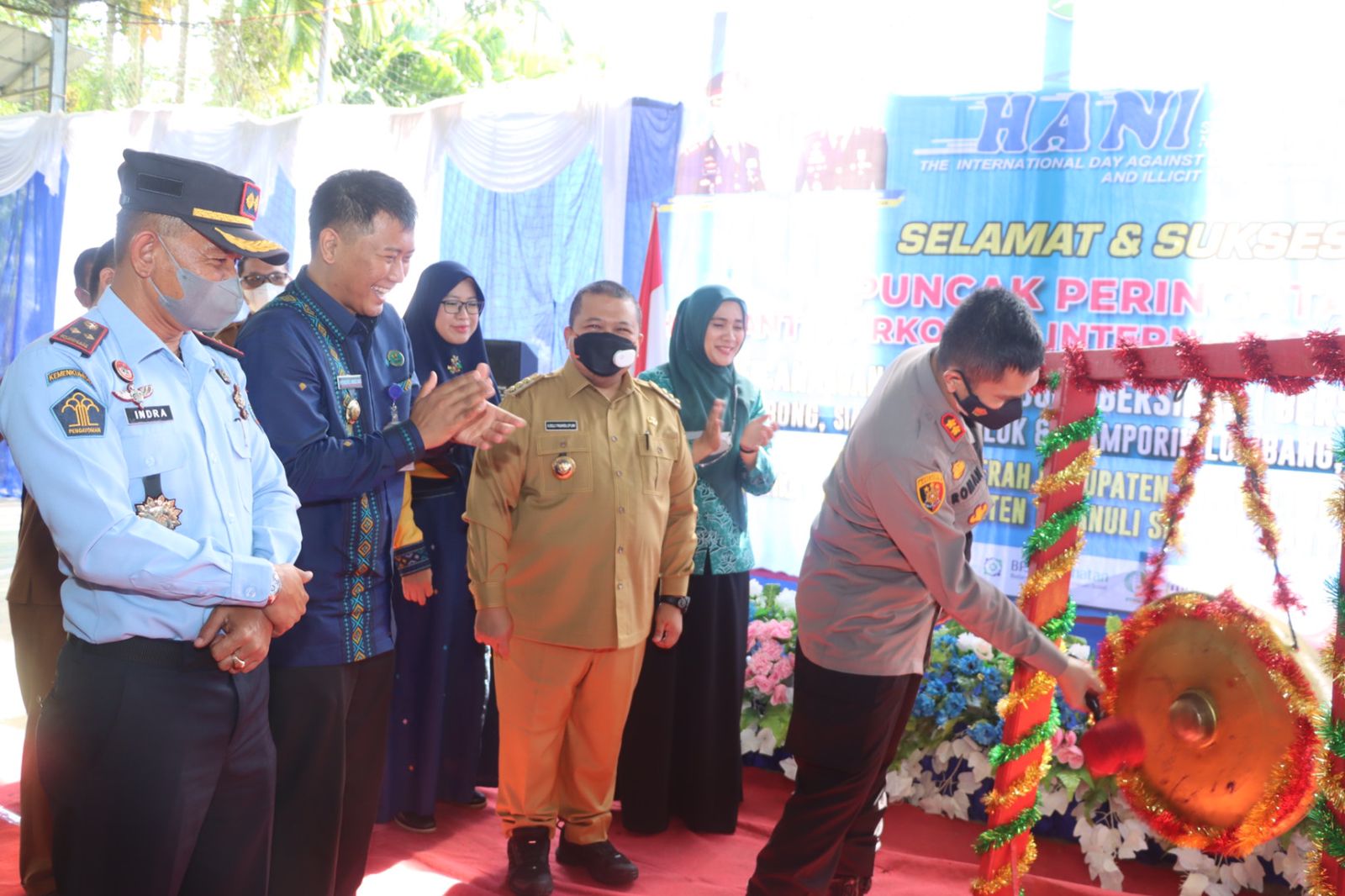 Kapolres Tapsel Hadiri Puncak Peringatan HANI 2022 di Sibongbong