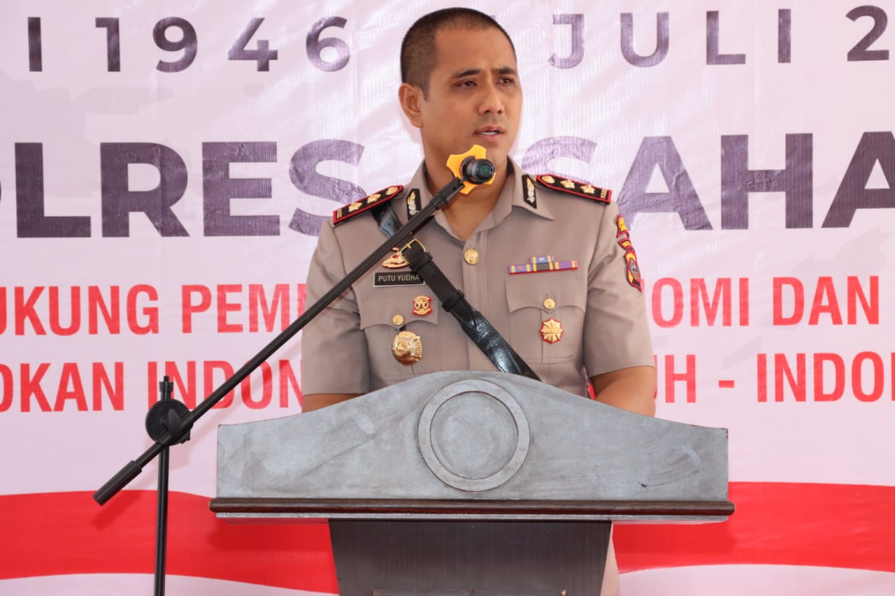 Polres Asahan Peringati Hari Bhayangkara ke 76 dengan Gelar Doa Bersama