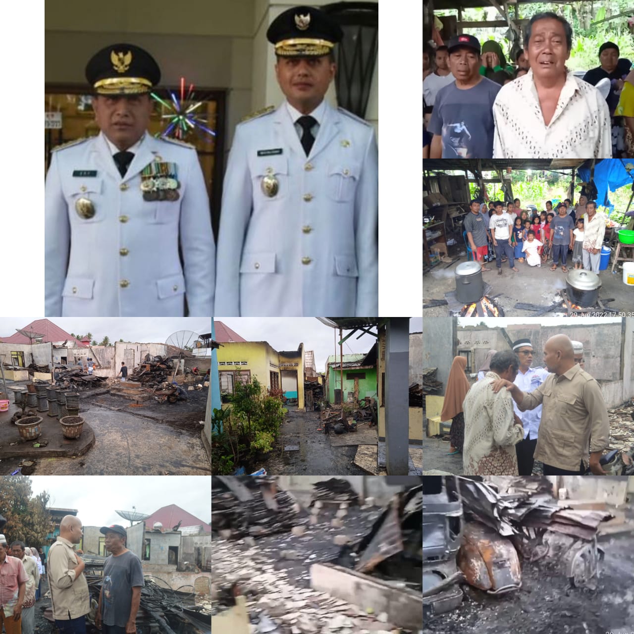 Menanti Perhatian Dari Gubsu & Wagubsu Pasca Kebakaran Menghanguskan 6 Rumah Kota Padangsidimpuan