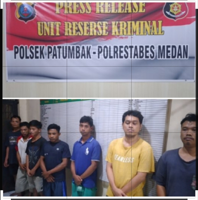 Dua Pekan, Polsek Patumbak Ungkap Sejumlah Kasus, Ringkus Belasan Penjahat Termasuk Ternak Milik Polwan