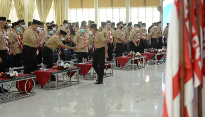 Buka Raker Kwarda Sumut, Edy Rahmayadi Sebut Didikan Pramuka Membuatnya Jadi Gubernur