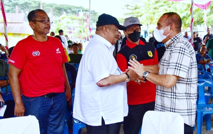 Hadiri Family Gathering PWI, Edy Rahmayadi Berharap Wartawan Terus Mengawal Pembangunan Sumut