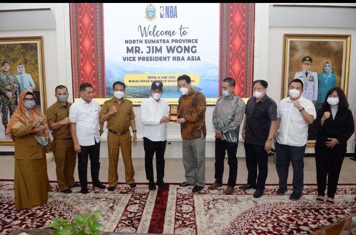 Pemprov Sumut Kolaborasi dengan NBA Kampanyekan Bola Basket ke Anak-anak