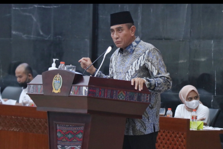 Terima Rekomendasi DPRD Tentang LKPJ Akhir Tahun Anggaran 2021, Edy Rahmayadi : Saya akan Tindak Lanjuti