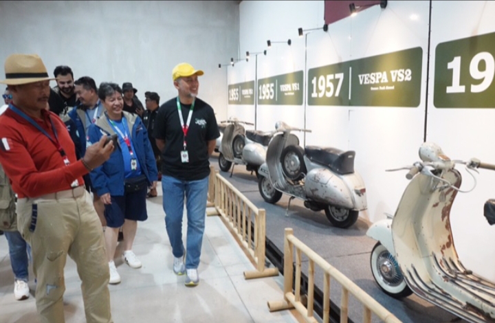 Dukung Sport Tourism, Musa Rajekshah Resmikan Museum Vespa VWD 2022 Bali