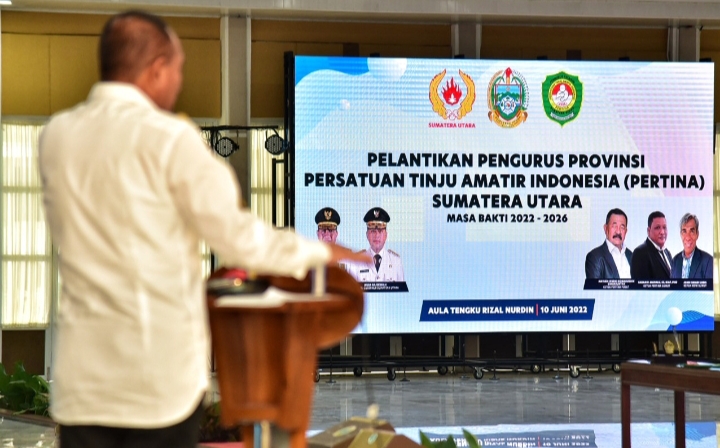 Pengprov Pertina Sumut Dilantik, Edy Rahmayadi Minta Tinju Sumbang Emas di PON 2024