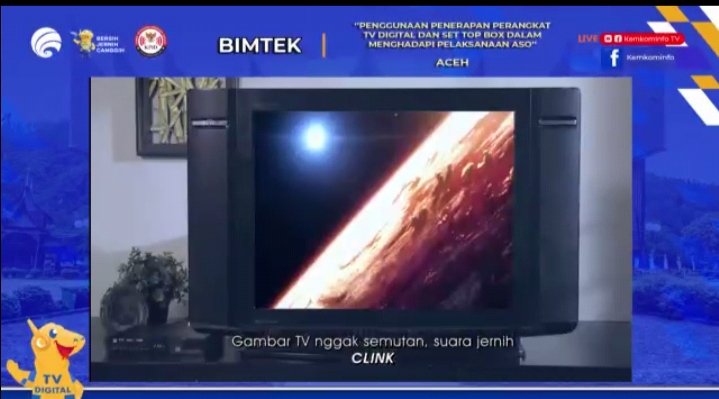 Bimtek ASO, Kadiskominfo Aceh : Tidak Perlu Membeli TV Baru