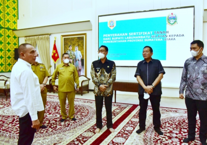 Labusel Hibahkan Lahan 5.000 Meter untuk Kantor Samsat, Edy Rahmayadi Harap Bisa Tingkatkan Pelayanan ke Masyarakat