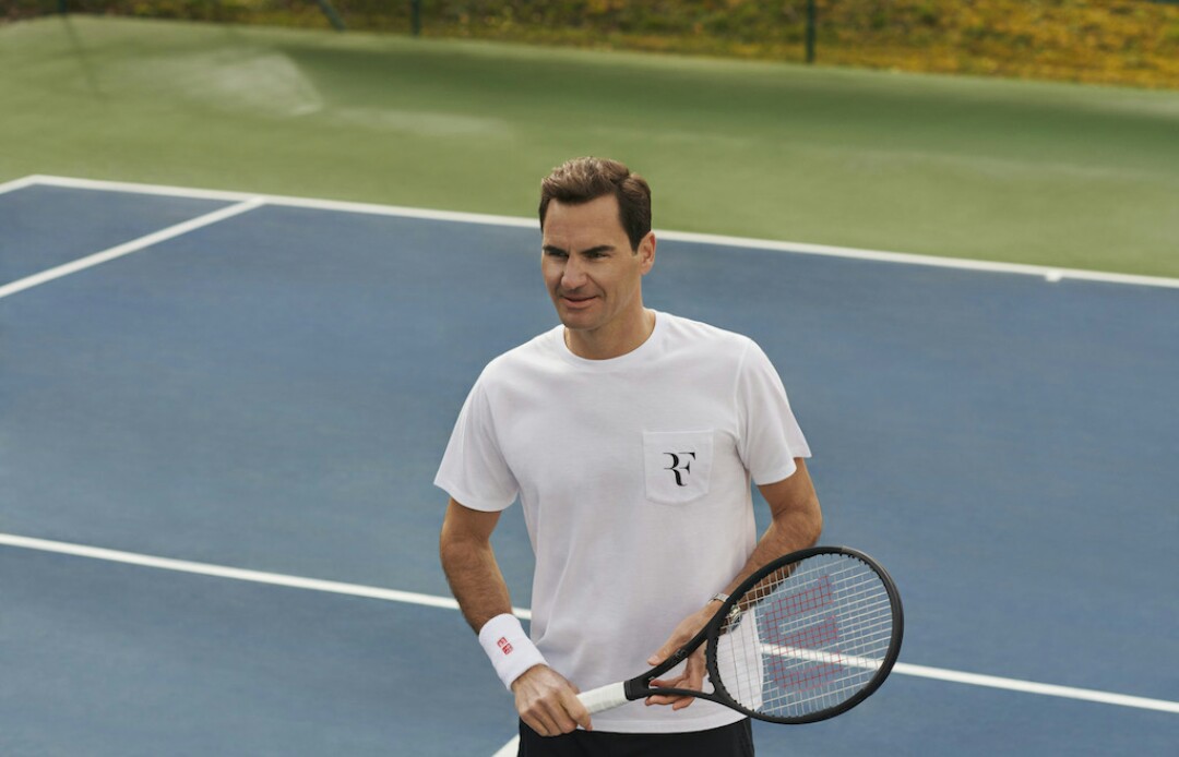 UNIQLO Luncurkan RF Graphic T-shirt dari Roger Federer,  Kedua Produk T-shirt Tampilkan Logo Ikonik RF Beredar Mulai 27 Juni