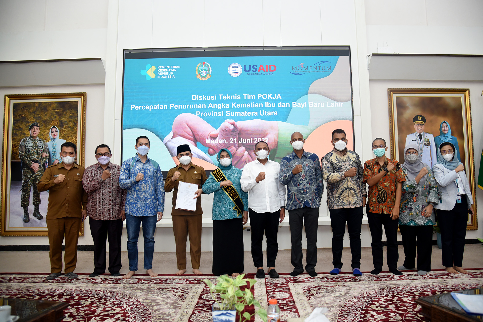 Gubernur Edy Rahmayadi Terima Kunjungan USAID, Bahas Program Penurunan AKI/B