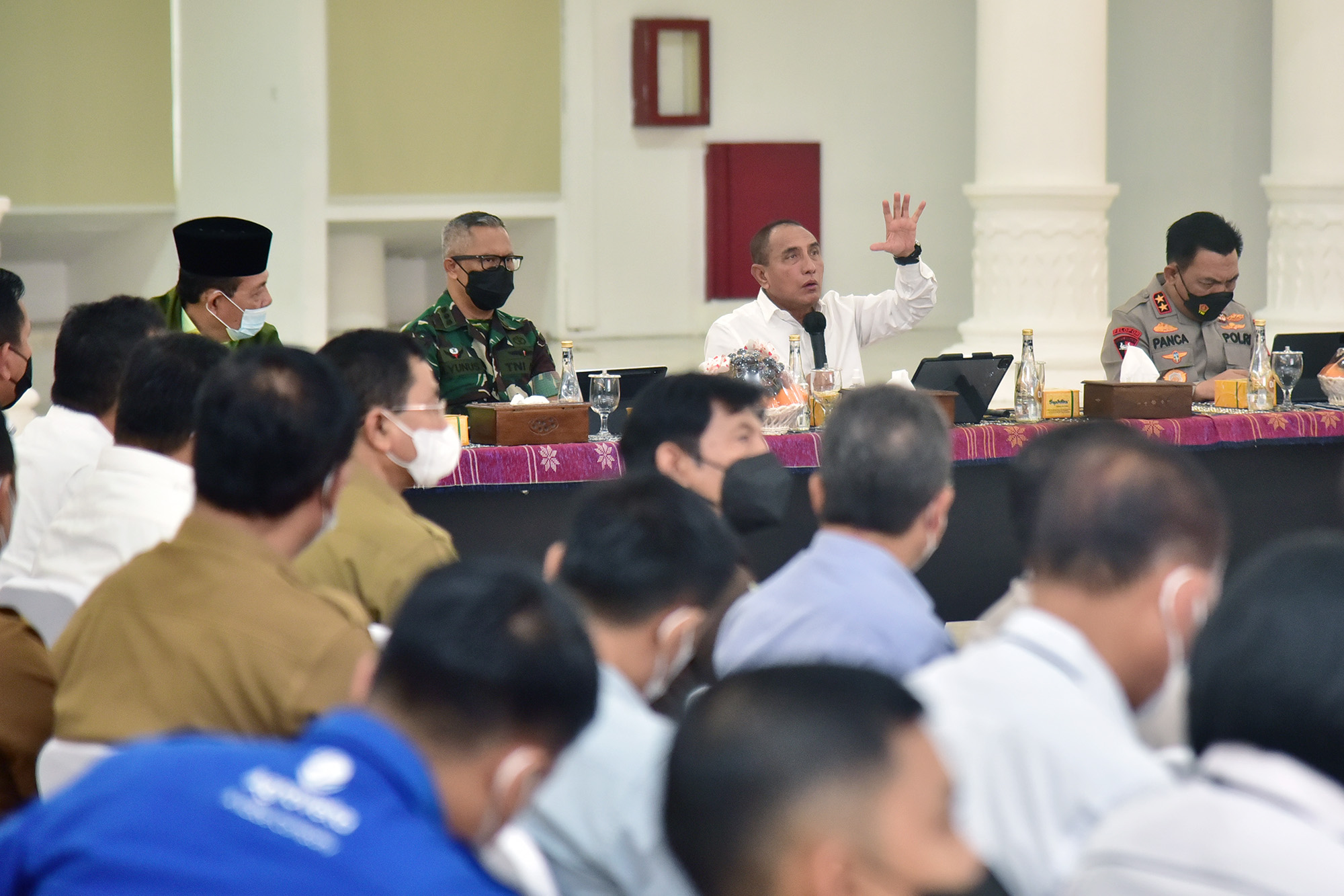 Percepat Penanganan PMK,  Pemprov Sumut Bentuk Satgas PMK  dan Libatkan POLRI/TNI