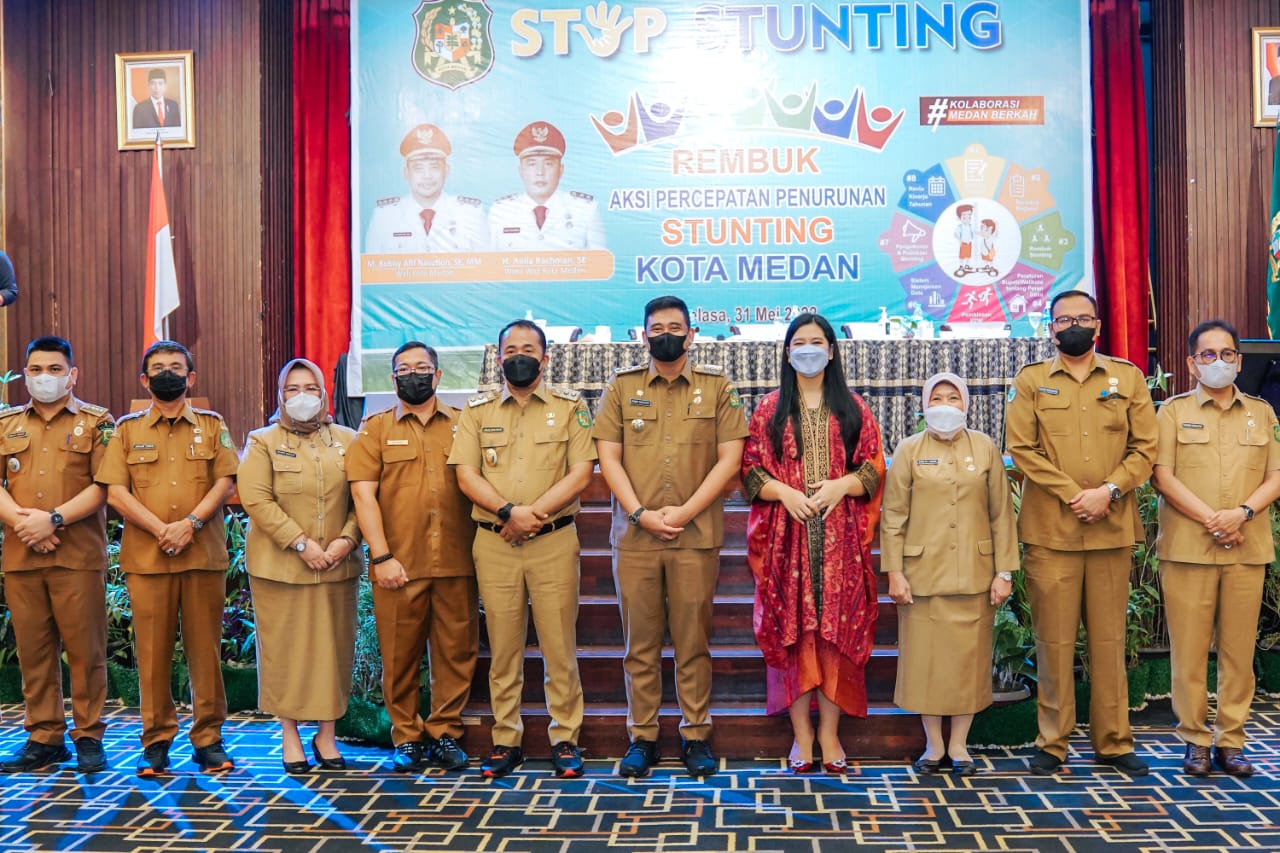 Instruksi Bobby Nasution Seluruh OPD Berkolaborasi Tangani Stunting Sudah Tepat