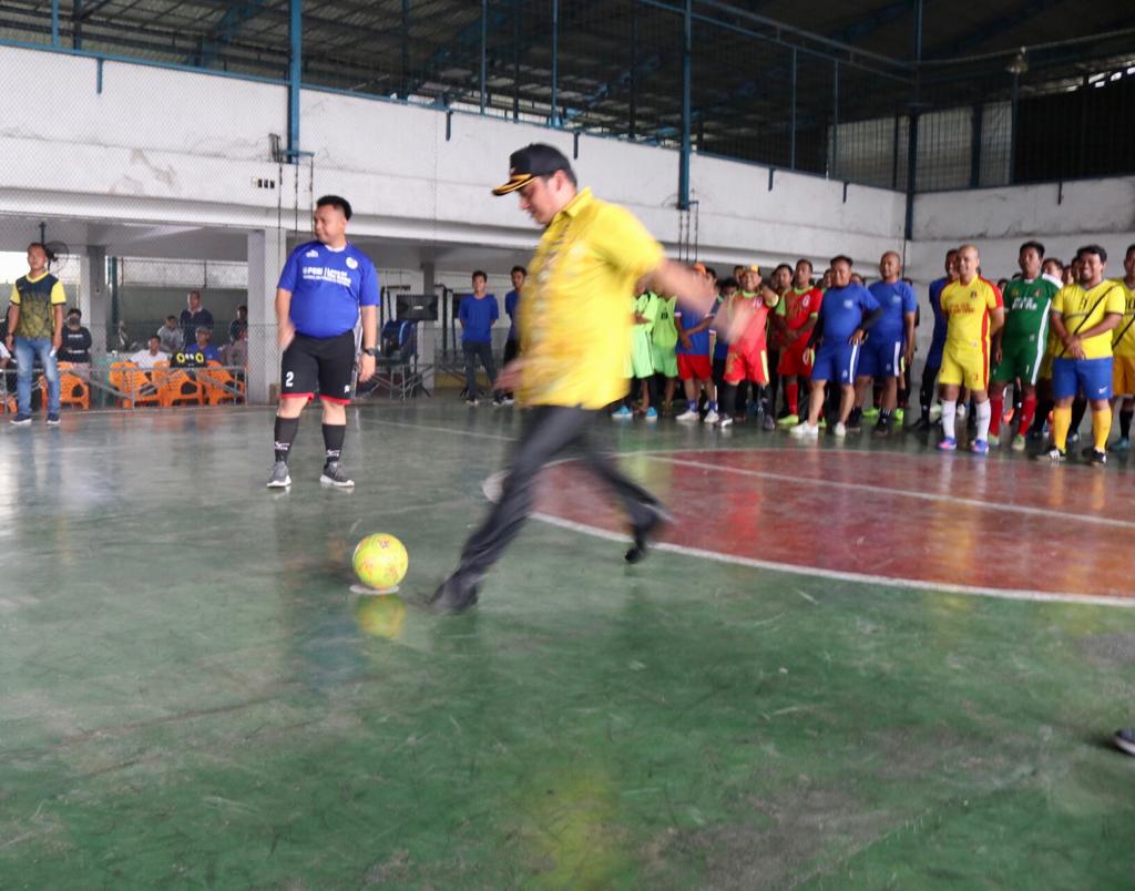 Meriahkan HUT ke-432 Kota Medan, Kecamatan Medan Timur Gelar Pertandingan Futsal