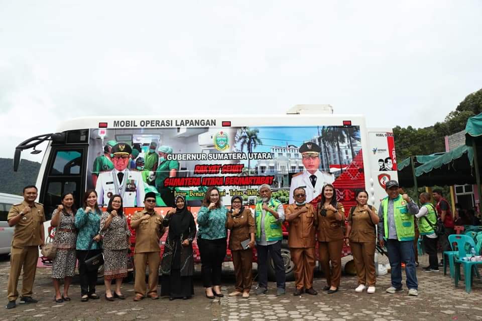 Tim Bakti Kesehatan Bermartabat  Sumut Kunjungi Kabupaten Pakpak Bharat