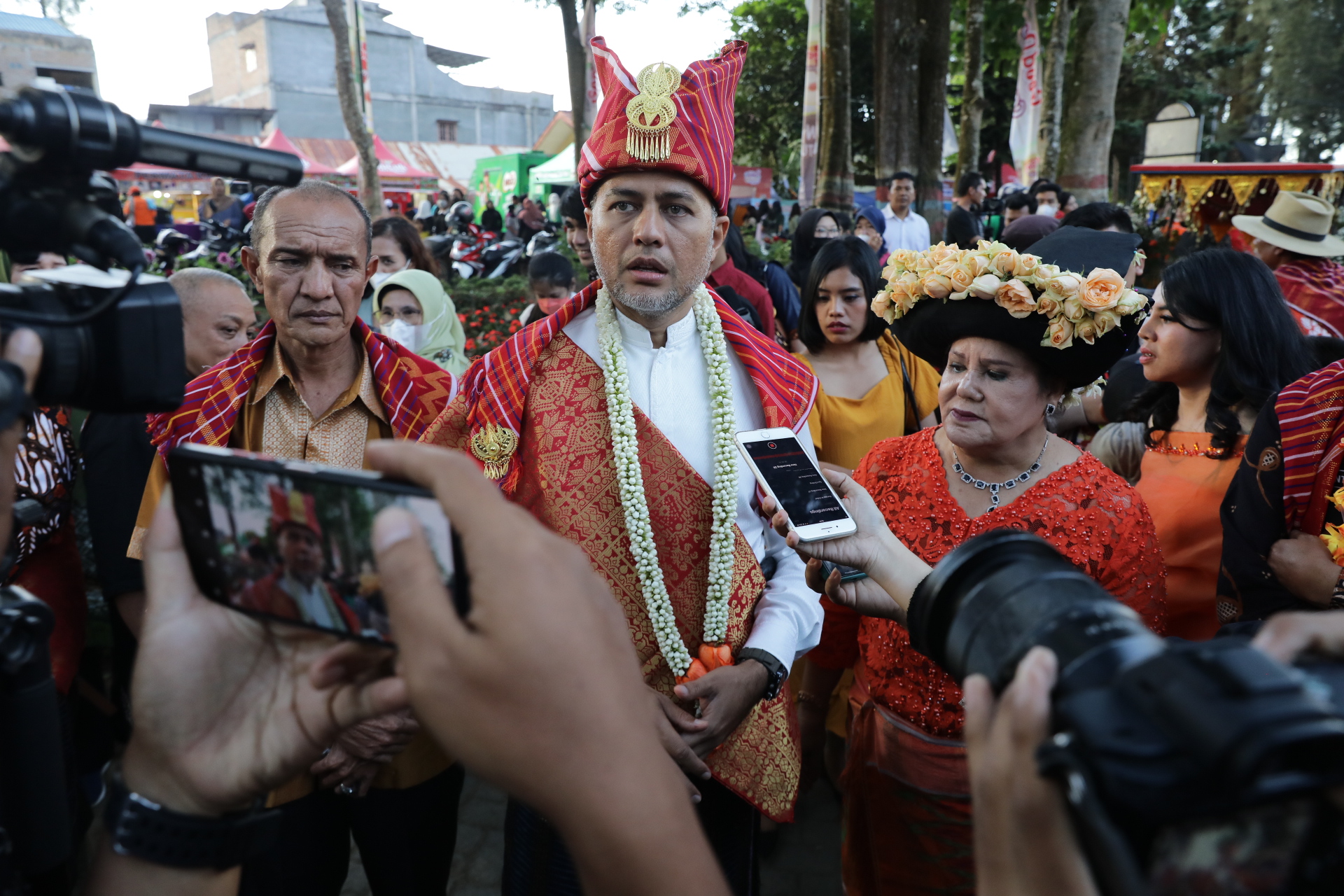 Resmikan Festival Bunga dan Buah Tanah Karo,  Musa Rajekshah: Bangkitkan Ekonomi