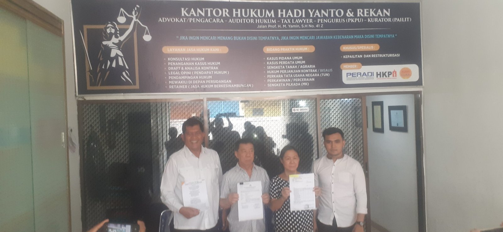 Soal SP3 Dugaan Akta Palsu Fujiyanto Ngariwan CS di Polrestabes Medan, Longser Sihombing : Kita Tetap Menuntut Keadilan