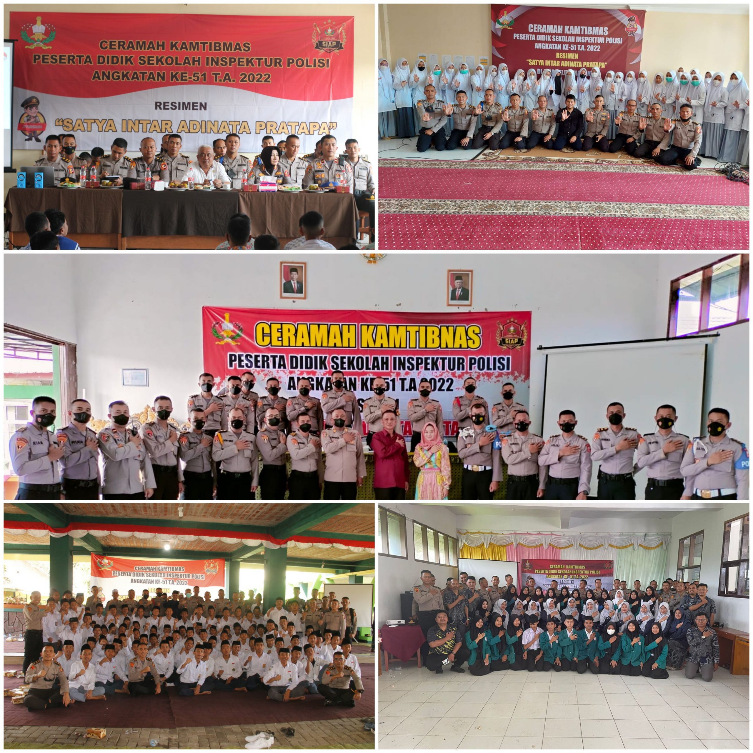 Kunjungi Sekolah dan Pesantren, Setukpa Lemdiklat Polri Gelar Ceramah KamtibmasÂ 