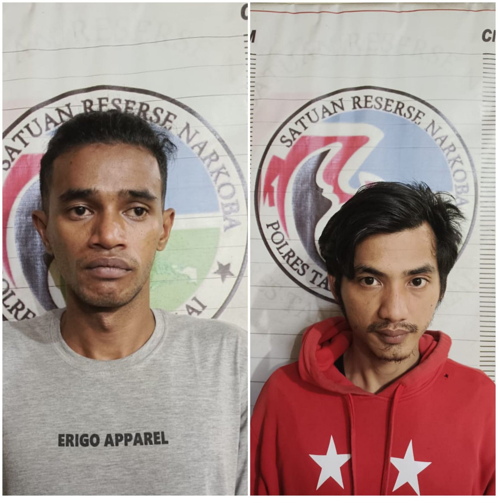 Satres Narkoba Polres Tanjung Balai Bekuk Dua Pria Usai Berbelanja Narkoba, BB Sebanyak 35,44 Gram Sabu Turut Diamankan