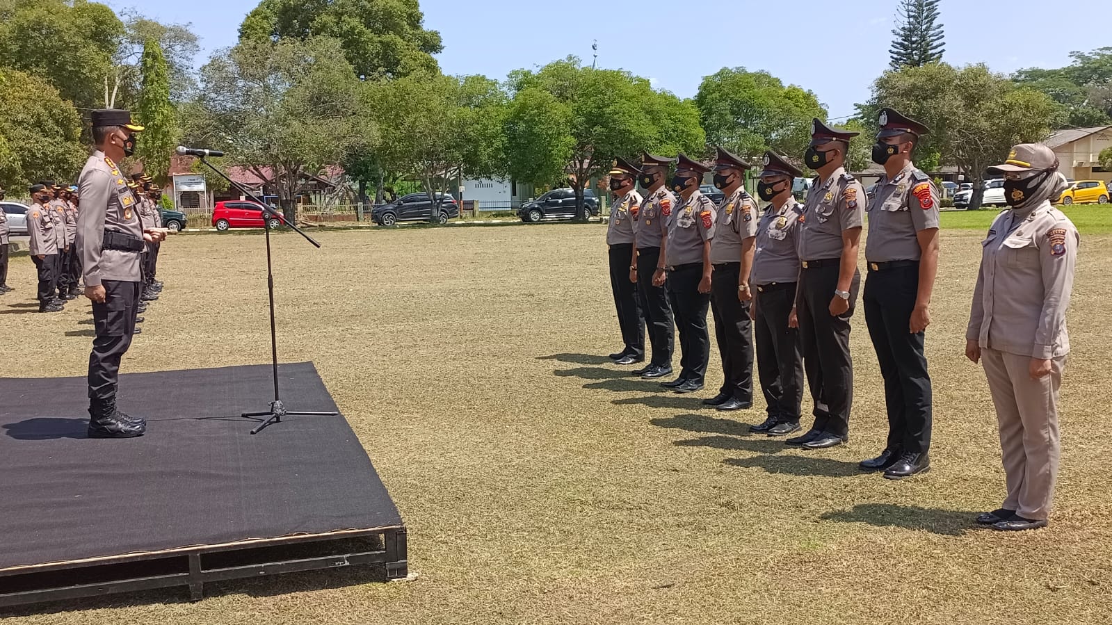 HUT Bhayangkara ke-76, 188 Personel Polrestabes Medan Naik Pangkat