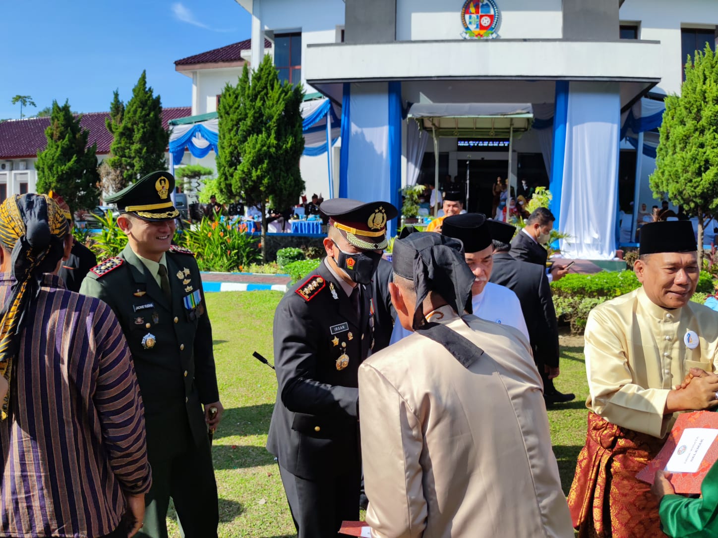 Kapolresta Deli Serdang hadiri Upacara Peringatan Hari Jadi Ke-76 Kabupaten Deli Serdang Tahun 2022