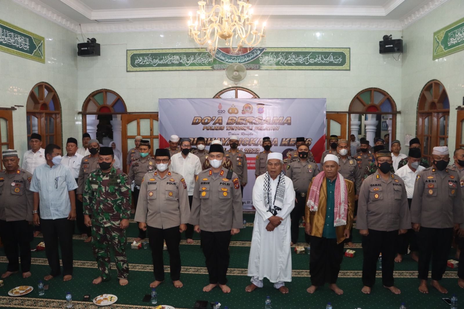 Gelar Doa Lintas Agama, Kapolres Tapsel : Kiranya Kami Terus Berikan Pelayanan Terbaik ke Masyarakat