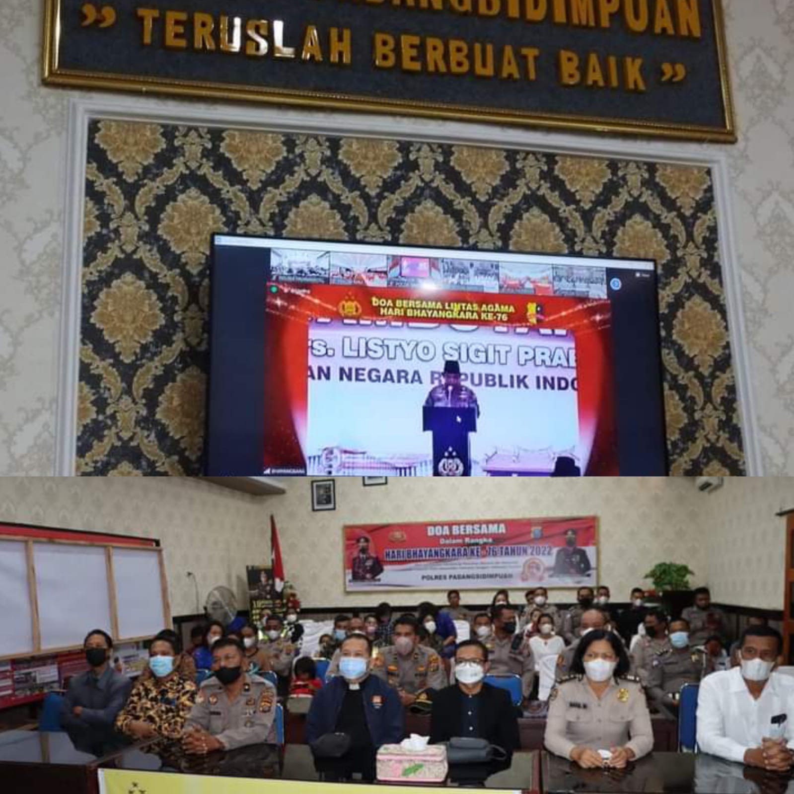 Kapolres Padangsidimpuan Hadiri Acara Doa Bersama Lintas Agama