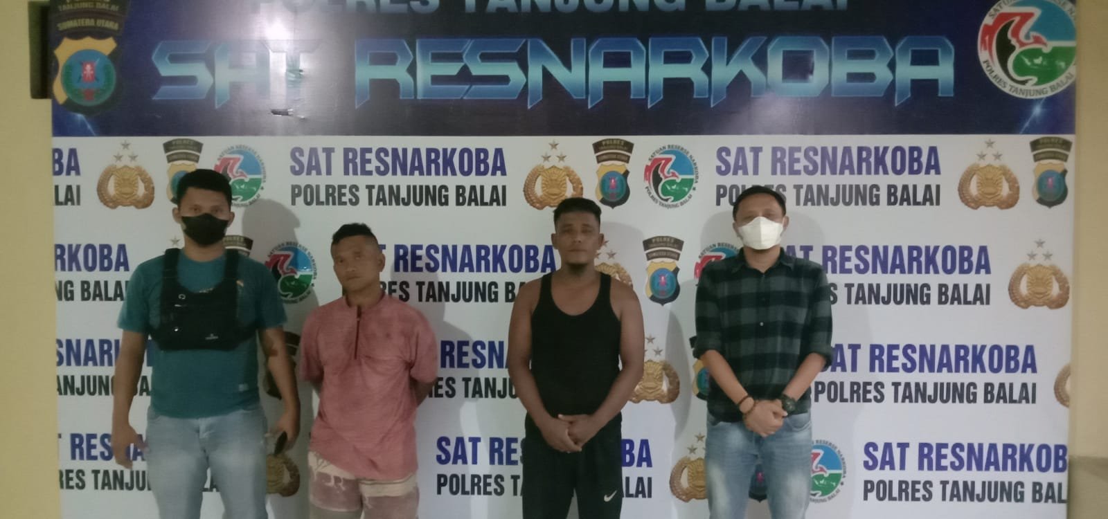 GKN di Rusanawa, Satres Narkoba Polres Tanjungbalai Amankan Tiga Orang Diduga Penyalah Gunaan Narkoba