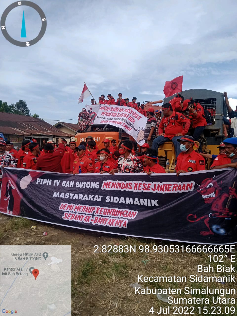 Aksi Tolak Konversi Teh ke Sawit Berlanjut PBB Tuding PTPn lV Penindas Rakyat.