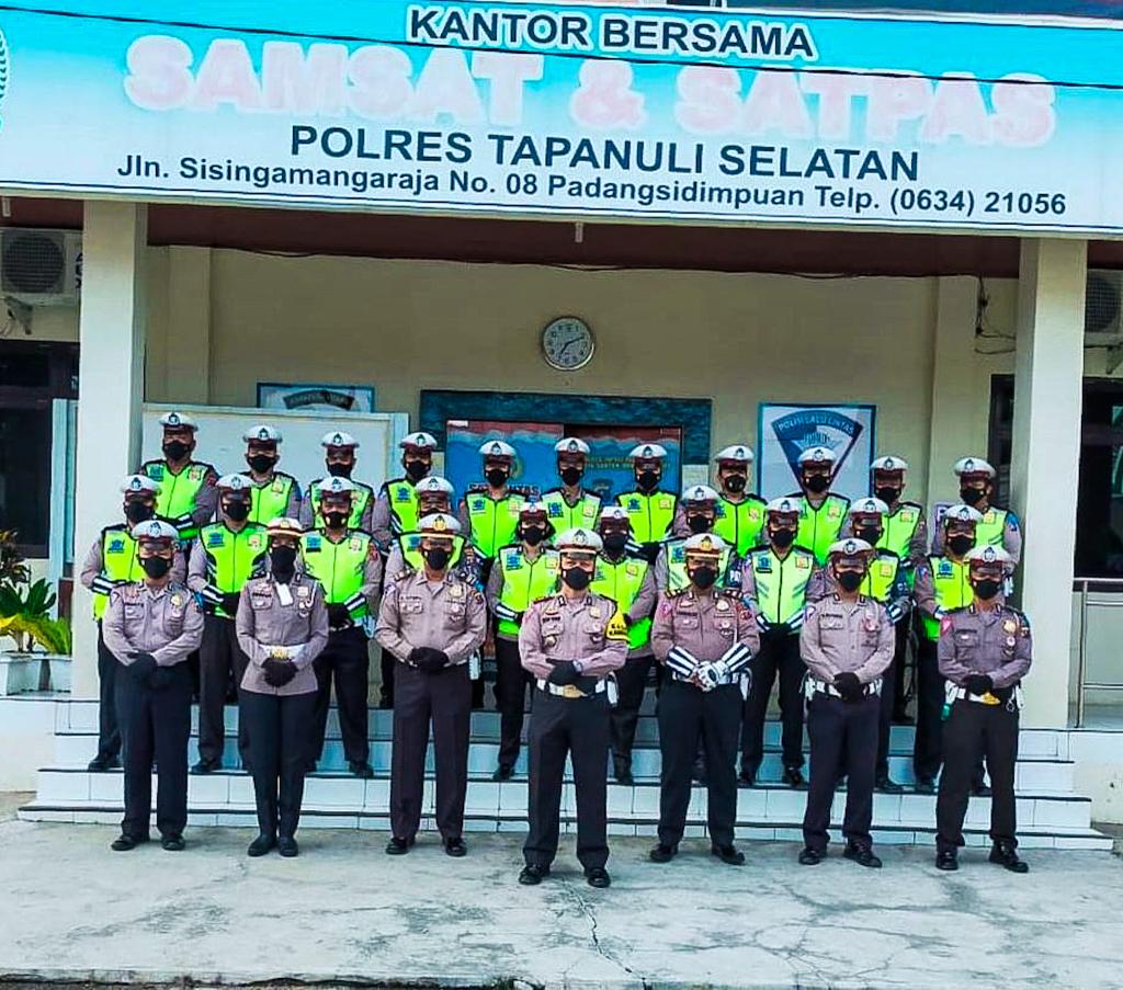 Tak Kalah Mentereng, Personel Sat Lantas Polres Tapsel Raih Juara kedua Lomba Tiktok se-Polda Sumut