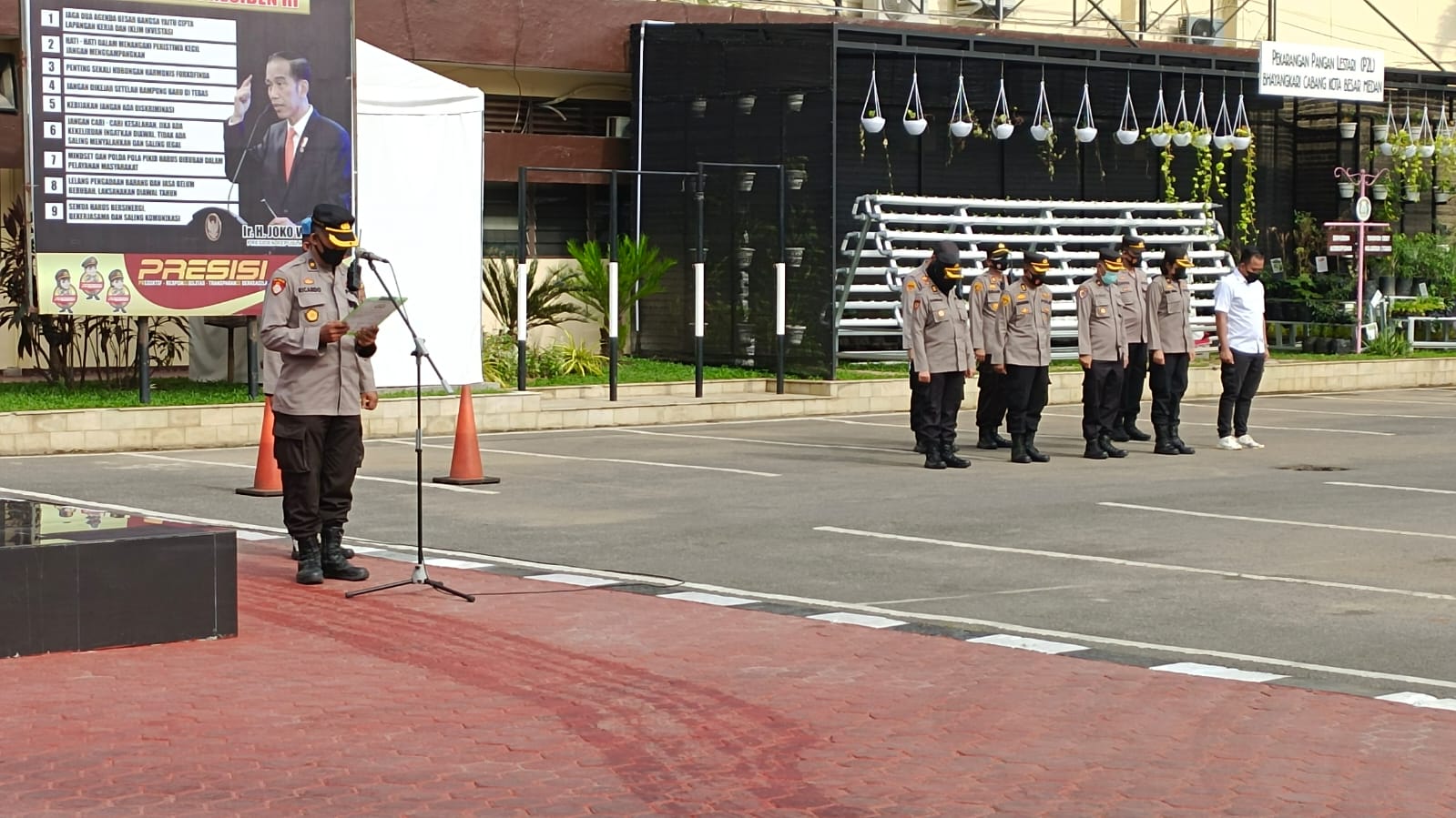 Kunker Presiden RI ke Medan, Kapolrestabes Medan Sampaikan Ini ke Anggota yang Terlibat  Penjagaan