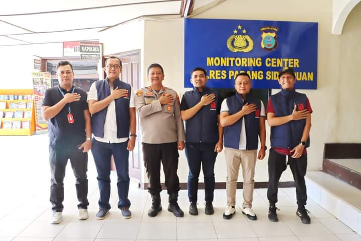 Kapolres Padangsidimpuan terima kunjungan Silaturahmi dari Panitia Turnamen Sepak Bola BONAS CUP 2022