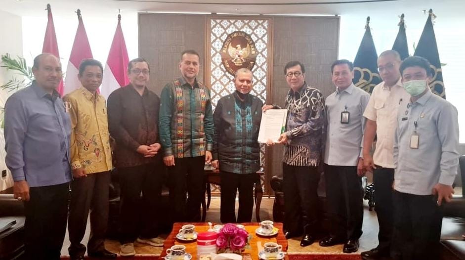 Menkumham Yasonna Laoly Terima Audensi Wagubsu Musa Rajekshah Bersama Jajaran Pengurus Yayasan UISU dan Rektor UISU