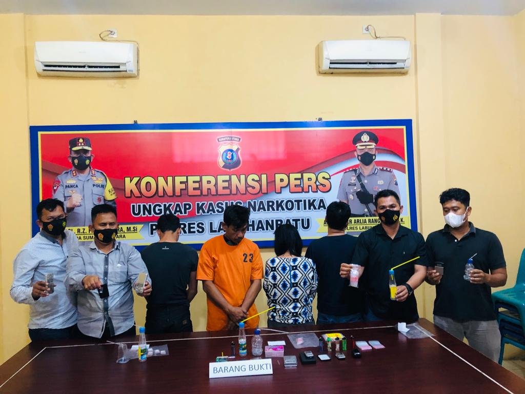 Lagi, Tim Gabungan Satres Narkoba Polres Labuhan Batu GKN di Jalan Padang Bulan