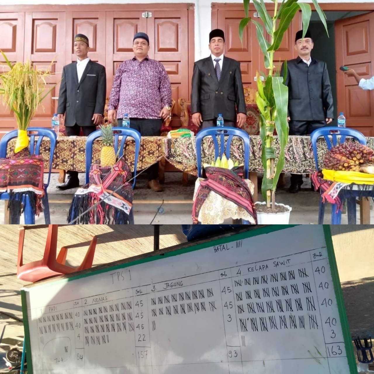 USAI PERHITUNGAN SUARA PILKADES SERENTAK DI PALAS BERJALAN KONDUSIF