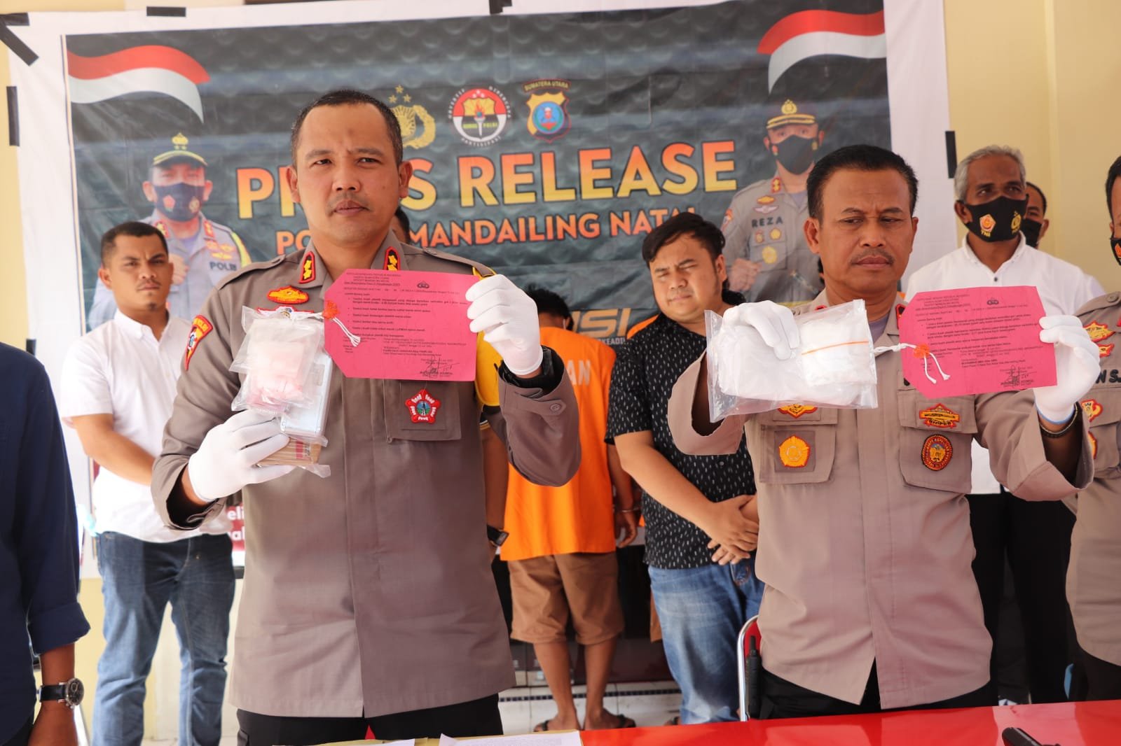 Polres Madina Ringkus Empat Pengedar Narkoba Jenis Sabu SabuÂ 