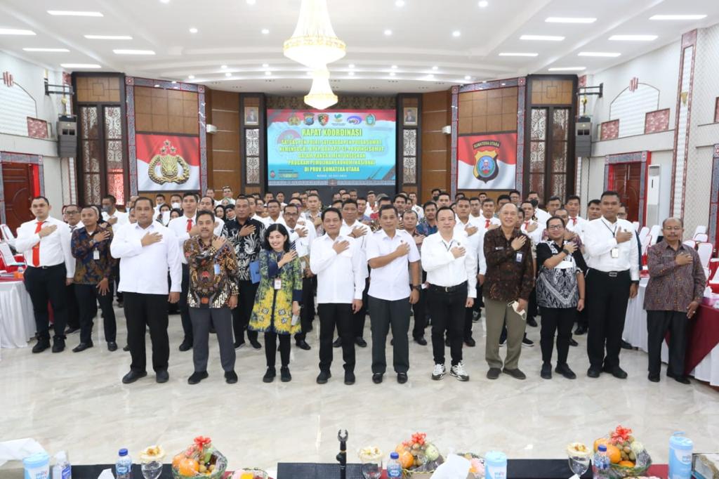 Polda Sumut Gelar Rakor Pemulihan Ekonomi Nasional.