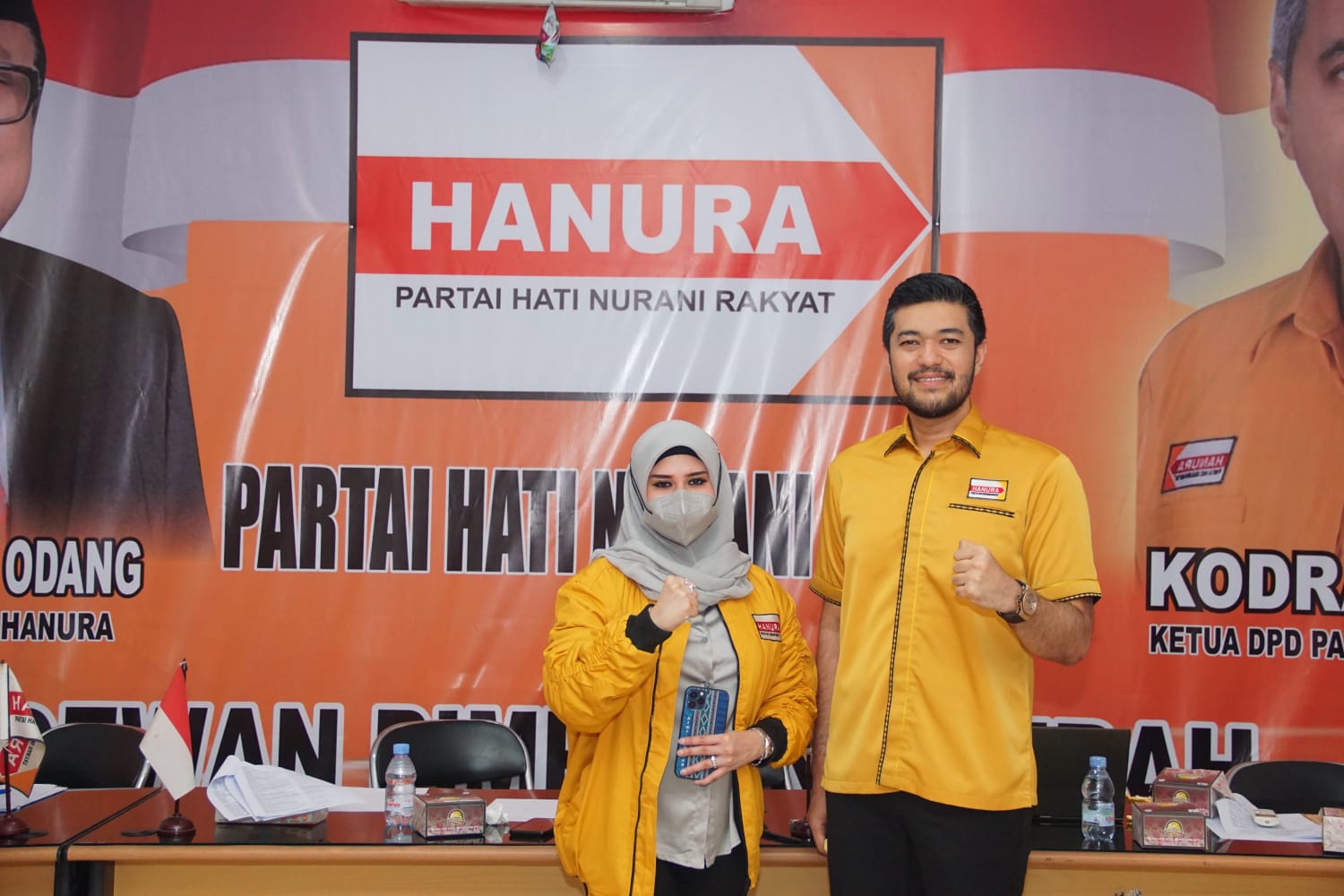 Partai Hanura Sumut Kenalkan Pengurus Baru, Duet 