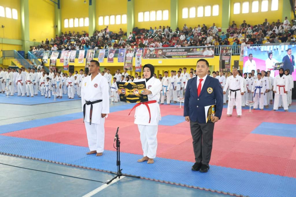 Polda Sumatera Utara menggelar Kejurda Karate INKANAS Sumut Kapoldasu Cup 2022