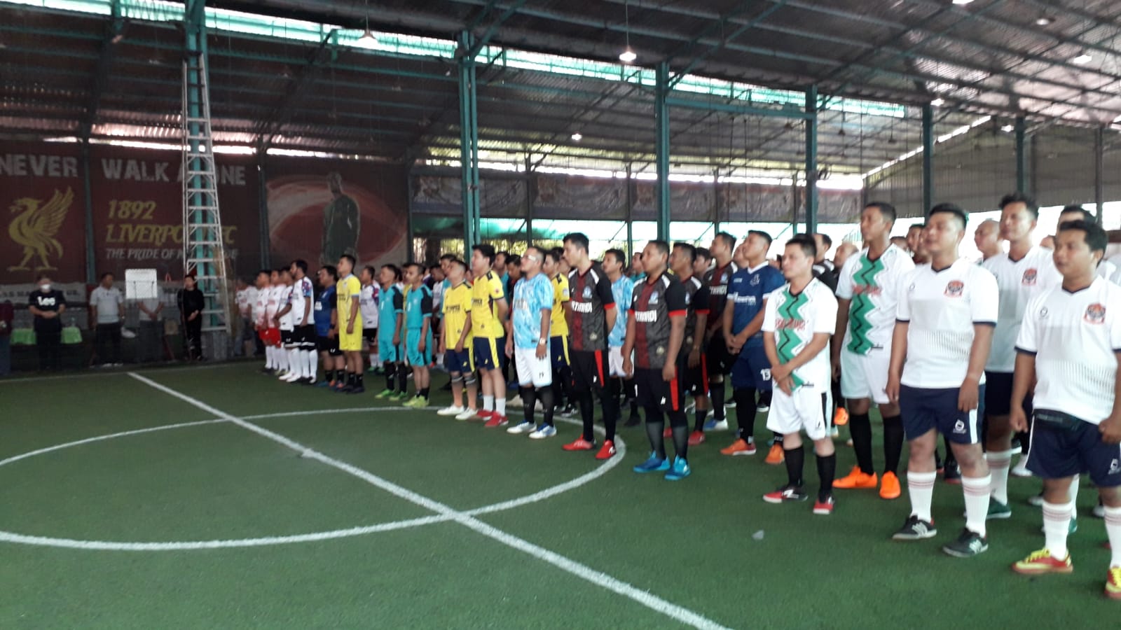 Kabir Bedi Buka Open Turnamen Futsal Silaturahmi Perumda Tirtanadi 2022
