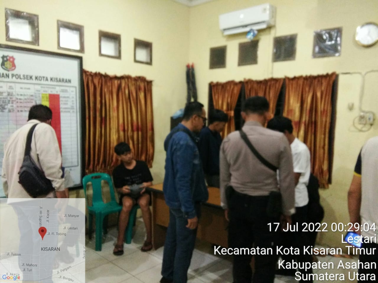 Polsek Kota Kisaran Polres Asahan Amankan 12 Remaja Hendak Lakukan Perkelahian Antar Pemuda