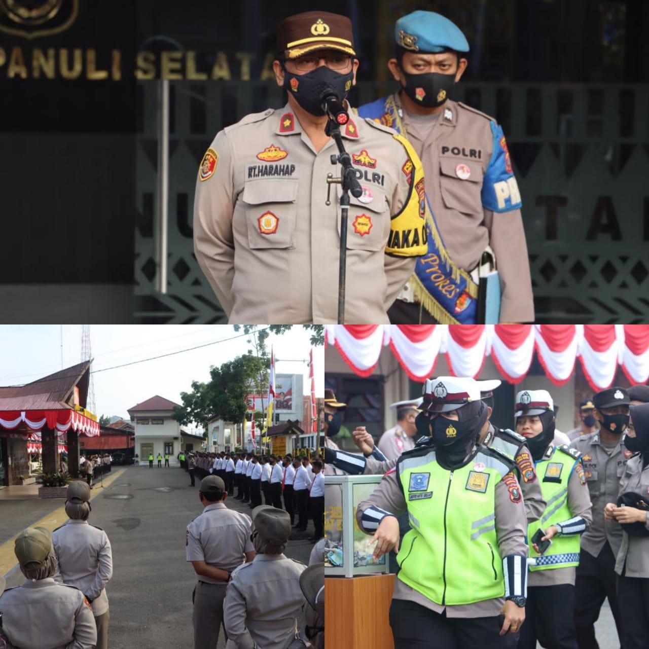 Disela Apel Pagi, Waka Polres Tapsel Ingatkan Personel Tak Buat Pelanggaran