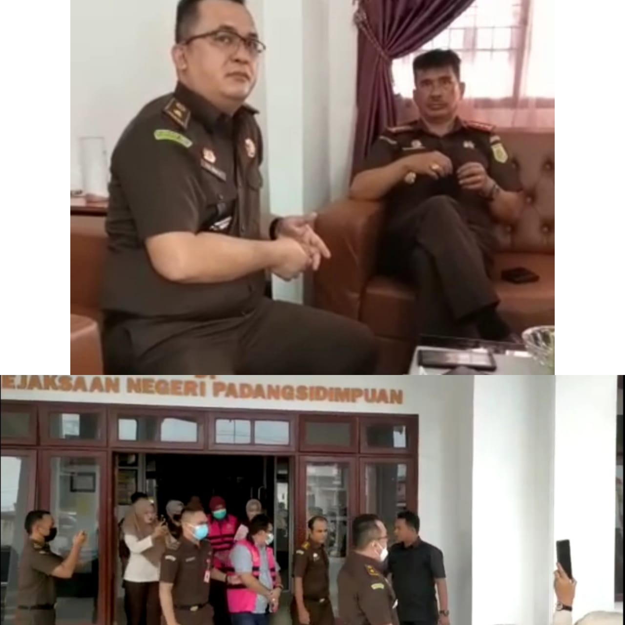 Dengan Memakai Rompi Pink Kajari Padangsidimpuan Tahan Kadis Dinkes Dan Mantan Bendahara Dinkes Padangsidimpuan
