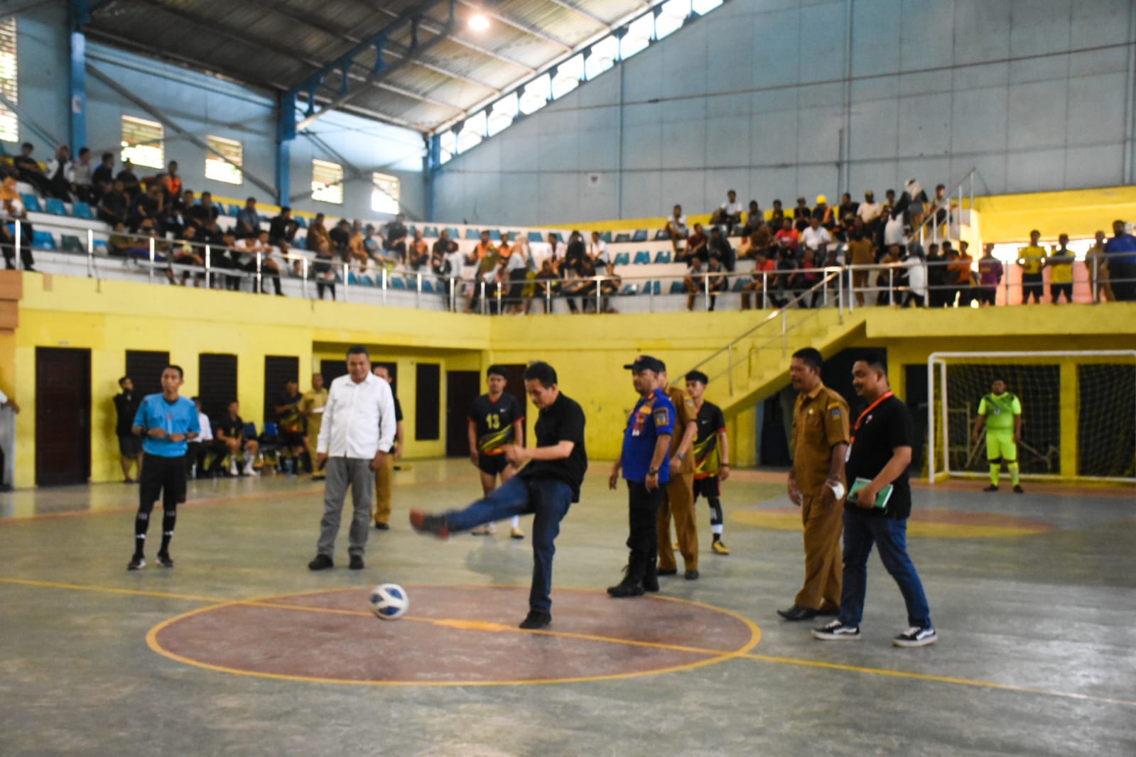 Sambut HUT Kemerdekaan RI,Â  ASN Dan Tenaga Kontrak ikuti Turnamen Futsal Antar Instansi